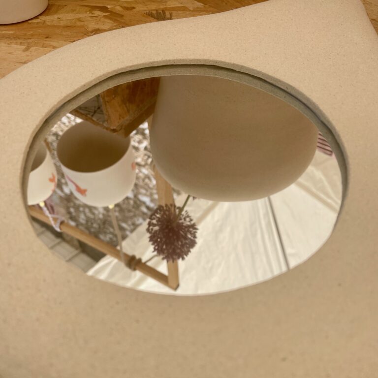 miroir grès