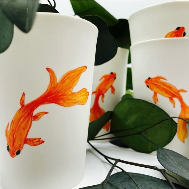 gobelets porcelaine